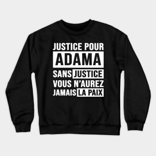 Justice Pour ADAMA Crewneck Sweatshirt